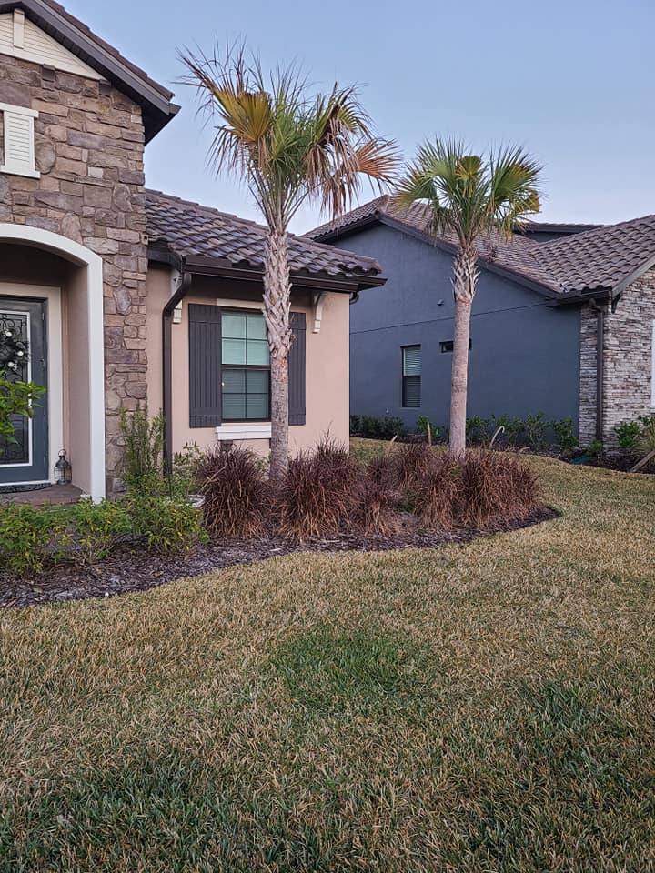 Property before landscaping &mdash; bare lot in Central Florida
